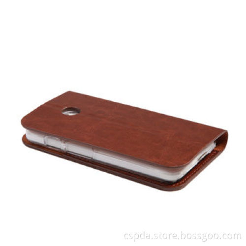 PU Stand Case for Motorola Moto E With Card Slot